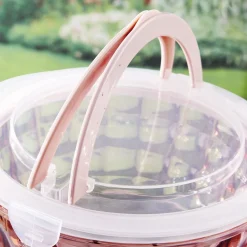 3 boîtes vintage roses