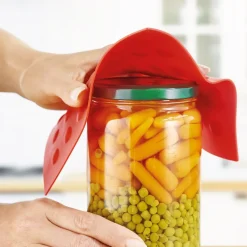 2 carrés silicone rouge/vert