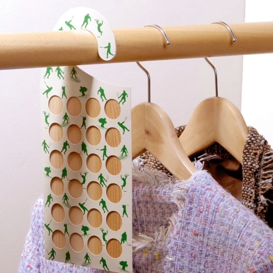 3 ou 6 plaquettes bois de cèdre avec crochet