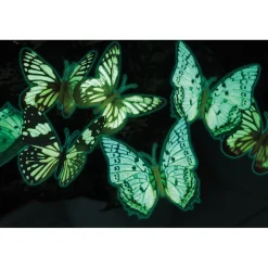 18 papillons phosphorescents