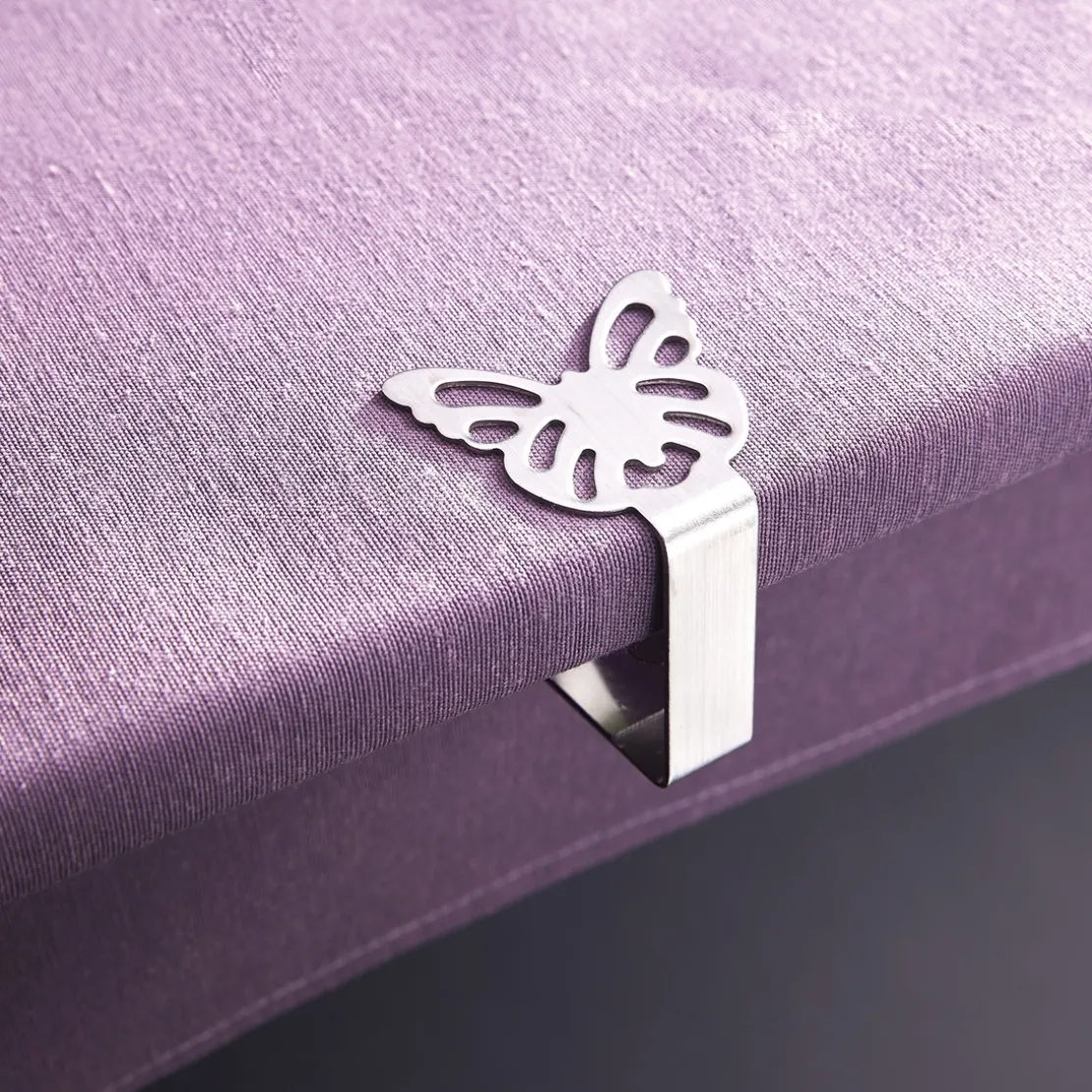 4 pinces nappe papillon