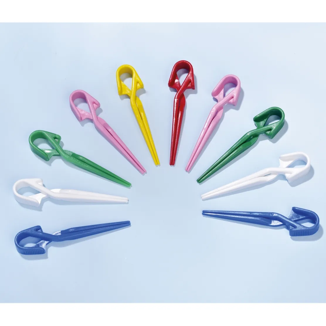 10 pinces sacs poubelle couleur