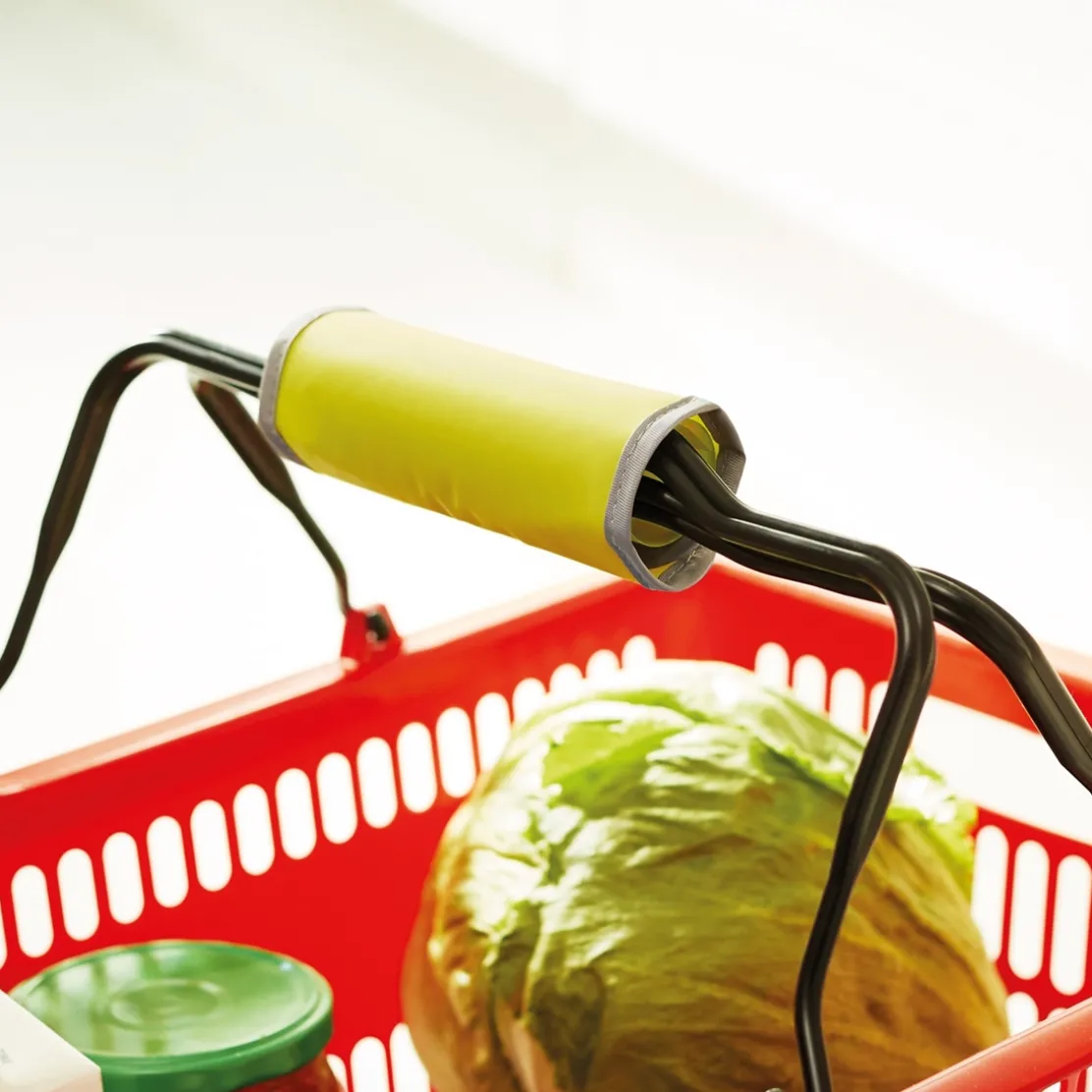 2 poignées de chariot anti-contamination