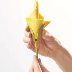 4 porte-serviettes tulipe ou 2 lots de 4 porte-serviettes tulipe