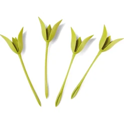 4 porte-serviettes tulipe ou 2 lots de 4 porte-serviettes tulipe