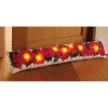 Bas de porte poinsettias LED