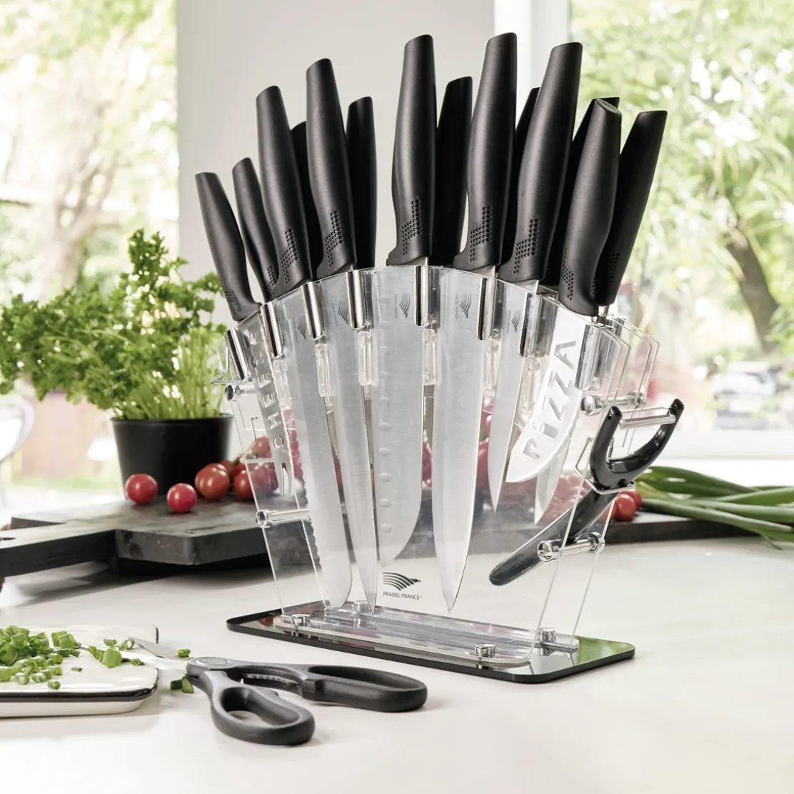 Bloc de couteaux 17 pièces Pradel France ®