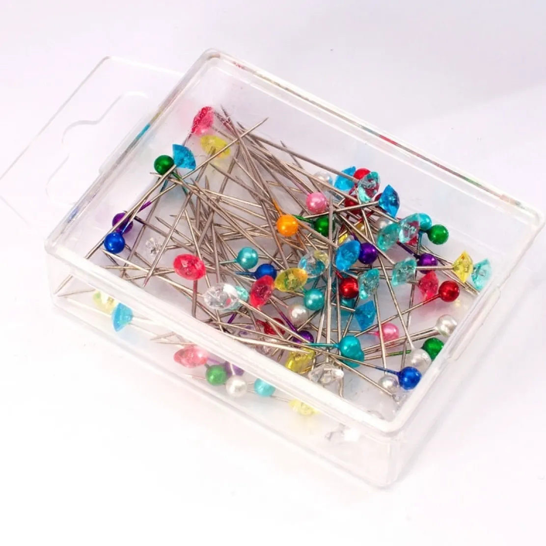Boîte 80 épingles fantaisie