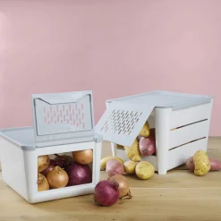 Boîtes conservation pommes de terre/oignons