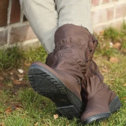 Bottes "Lucie" noir ou marron