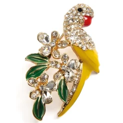 Broche perroquet