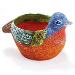 Cache-pot rouge-gorge