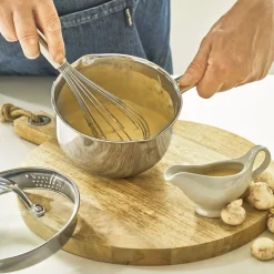 Casserole-saucière couvercle passoire Pradel France ®