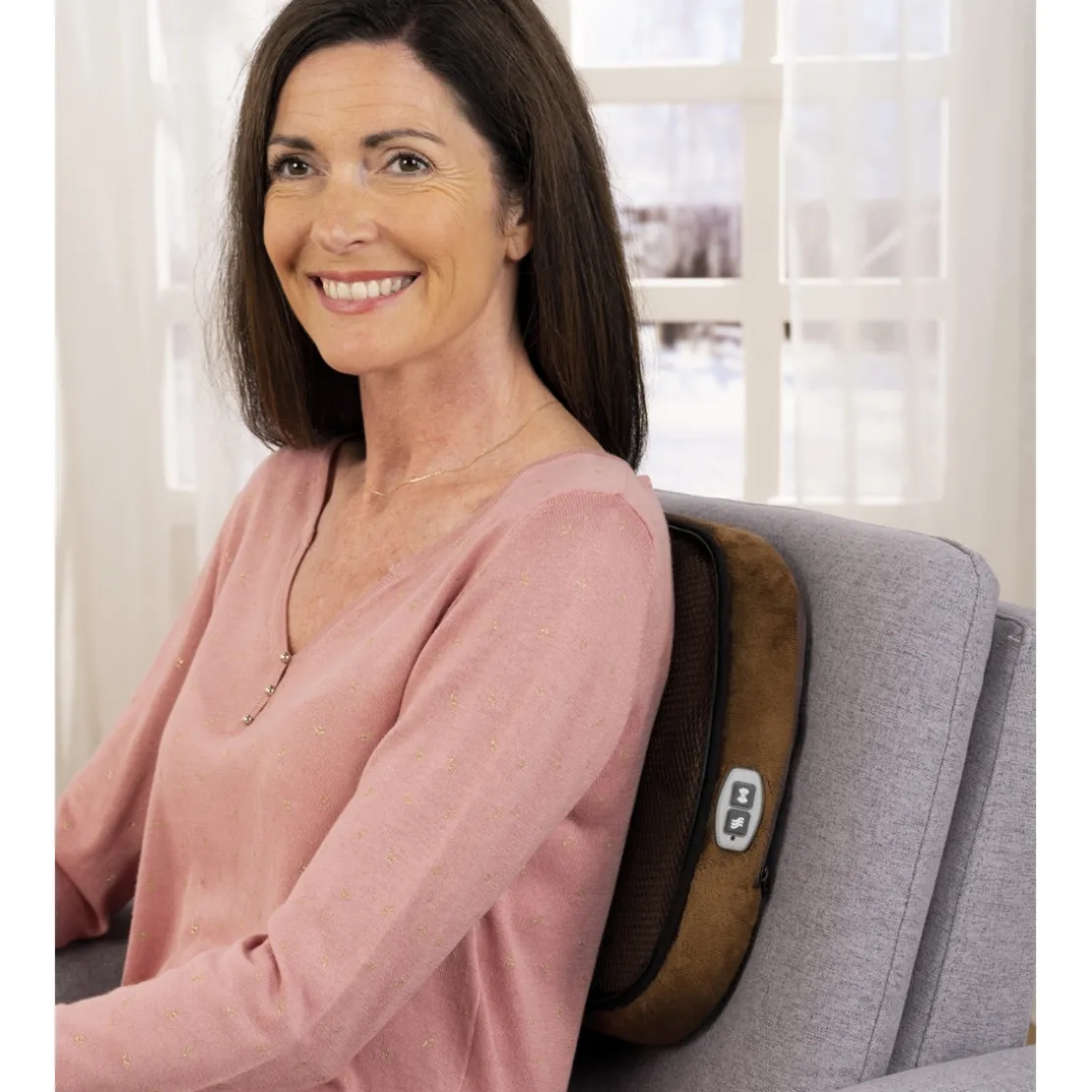 Chaussons/coussin massage chauffant