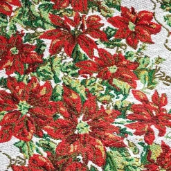 Chemin de table poinsettia