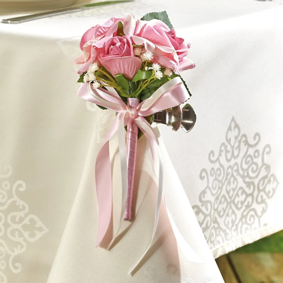 Clip bouquet de roses ou lot de 2