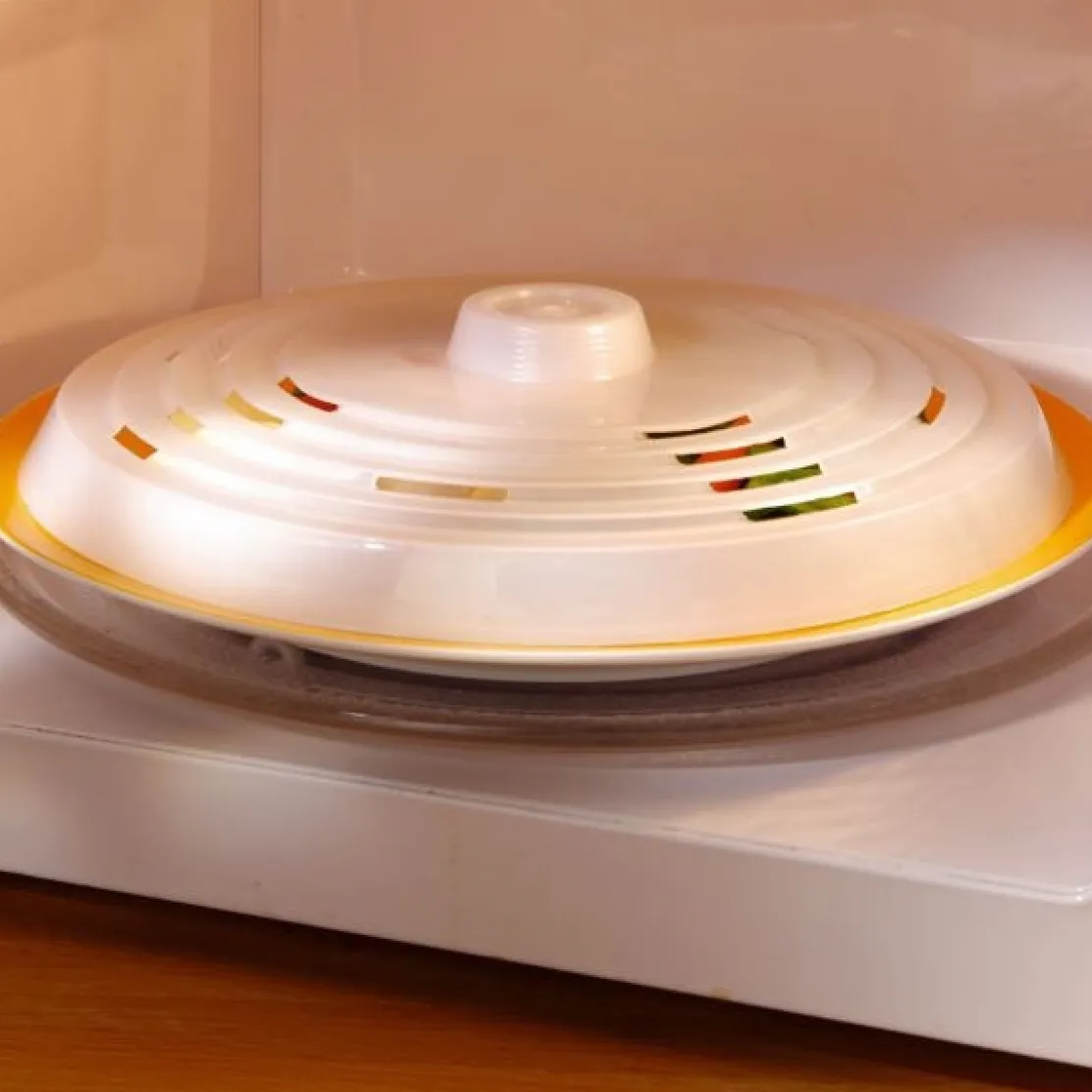 Cloche plate pour micro-ondes