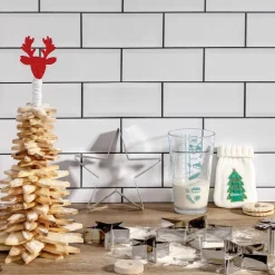 Coffret dessert sapin de Noël étoilé