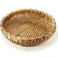 Corbeille tressée rotin