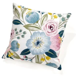 Coussin floral flora ou pivoine
