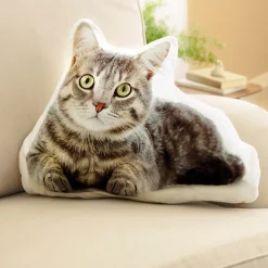 Coussin forme de chat