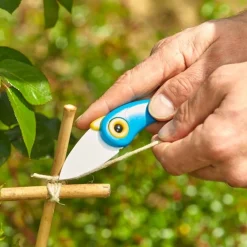 Couteau céramique bleu