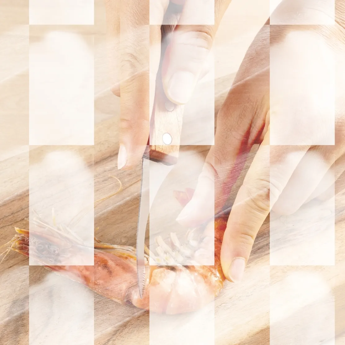 Couteau décortiqueur de crevettes