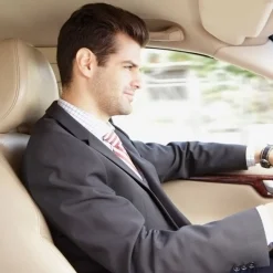 Couvre-sièges en cuir noir