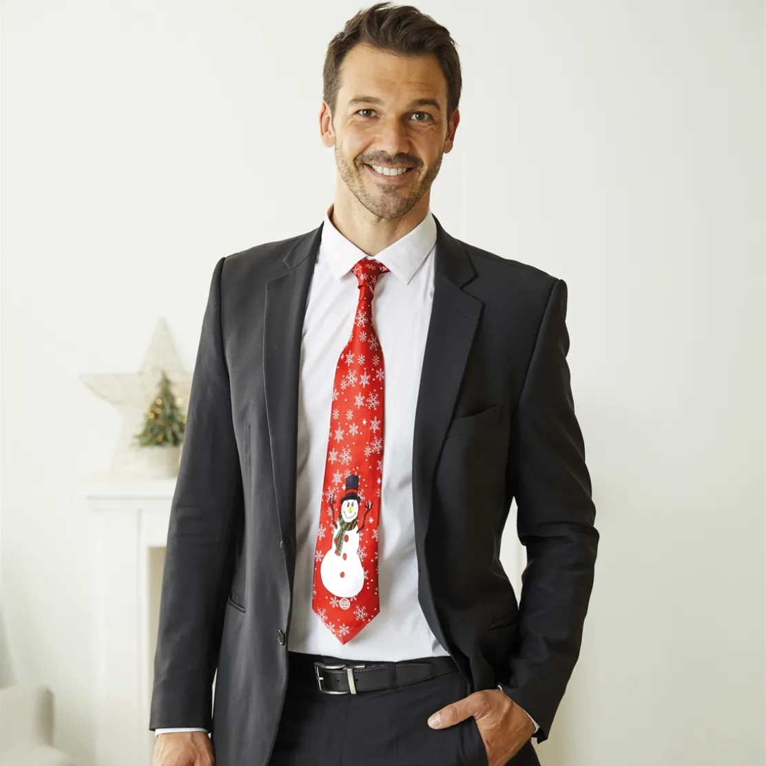 Cravate musicale Noël