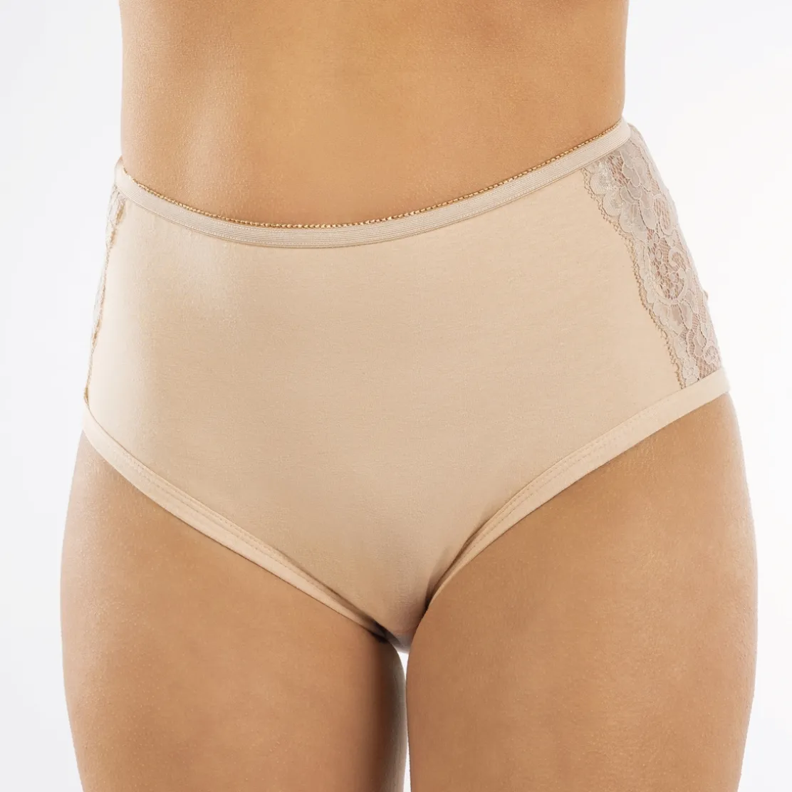 Culotte incontinence dentelle chair