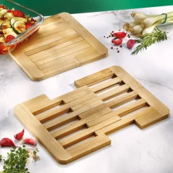 Dessous de plat extensible bambou