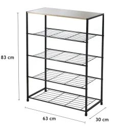 Etagère à chaussures 5 niveaux