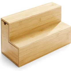 Etagère à tiroir bambou
