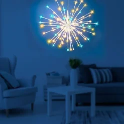 Etoile flexible argentée