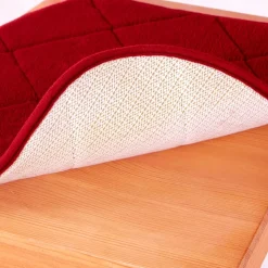 Galettes de chaise à mémoire de forme bordeaux