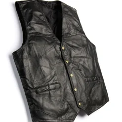 Gilet Sans Manches Patchwork Noir Xxxxl - taille XXXXL