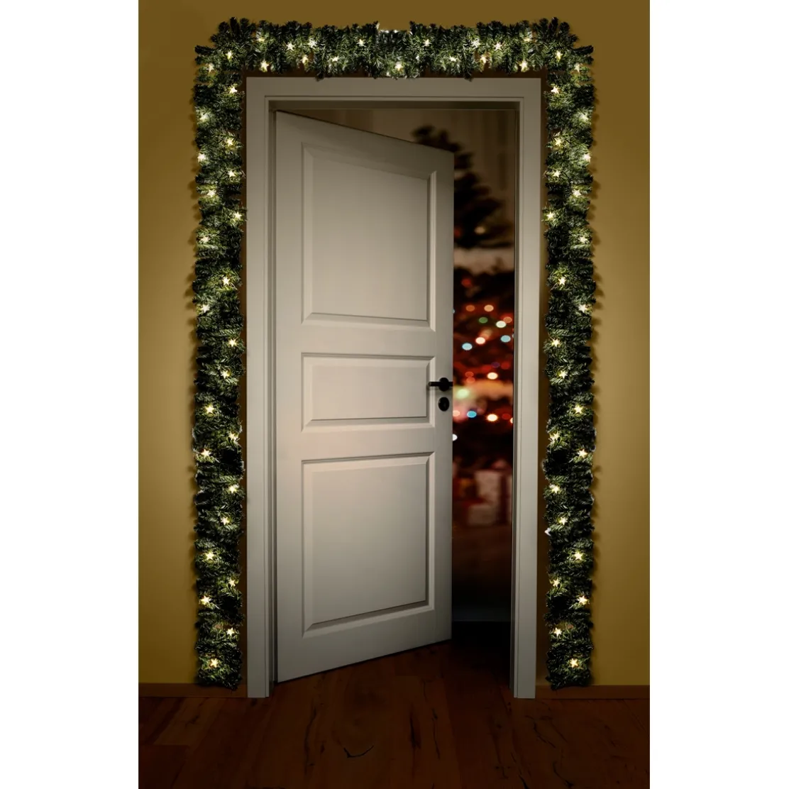 Guirlande sapin étoilée lumineuse