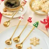 Lot de 4 cuillères de Noël