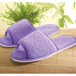 Lot de 2 paires de mules Bleu + parme - taille 41/42