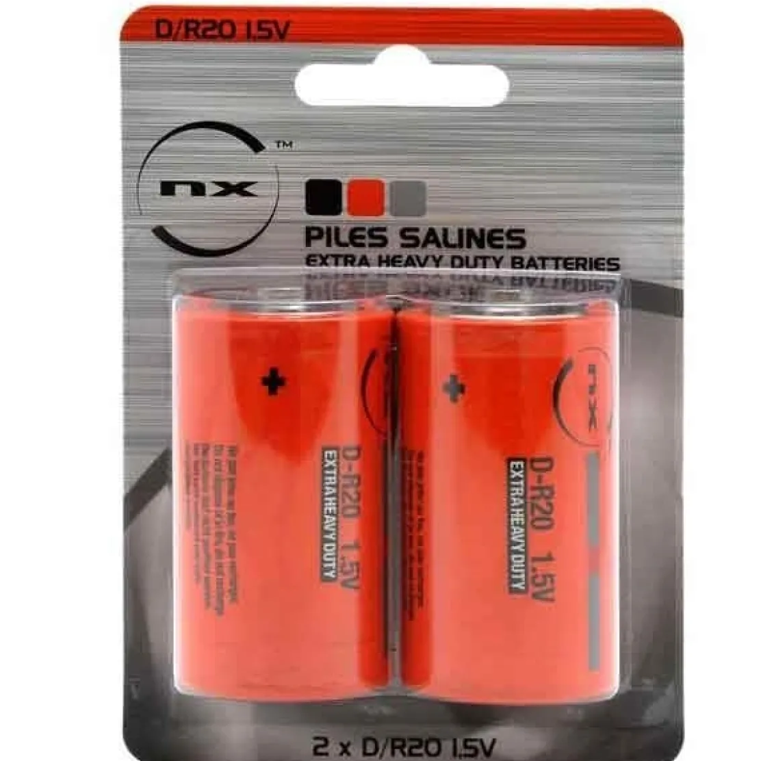 Lot de 2 Piles D R20