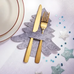 Lot de 4 pochettes à couverts