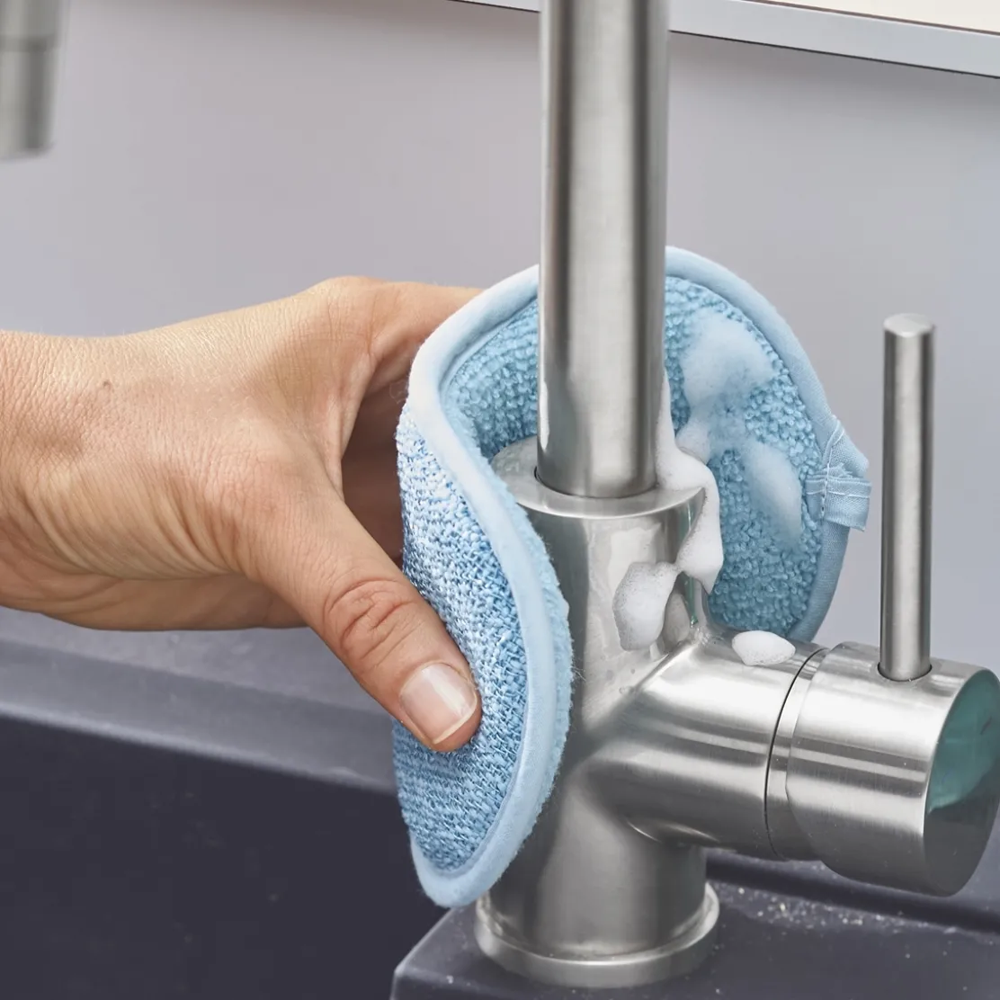 Lot de 5 éponges double face