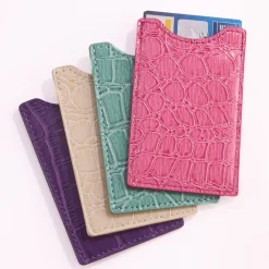 Lot de 4 porte-cartes RFID fantaisie