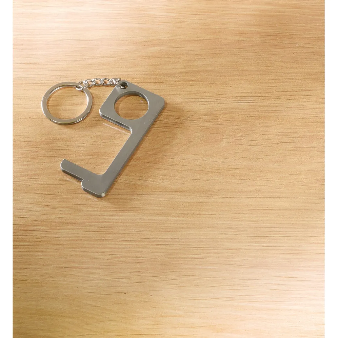 Lot de 2 porte-clés évite-contamination