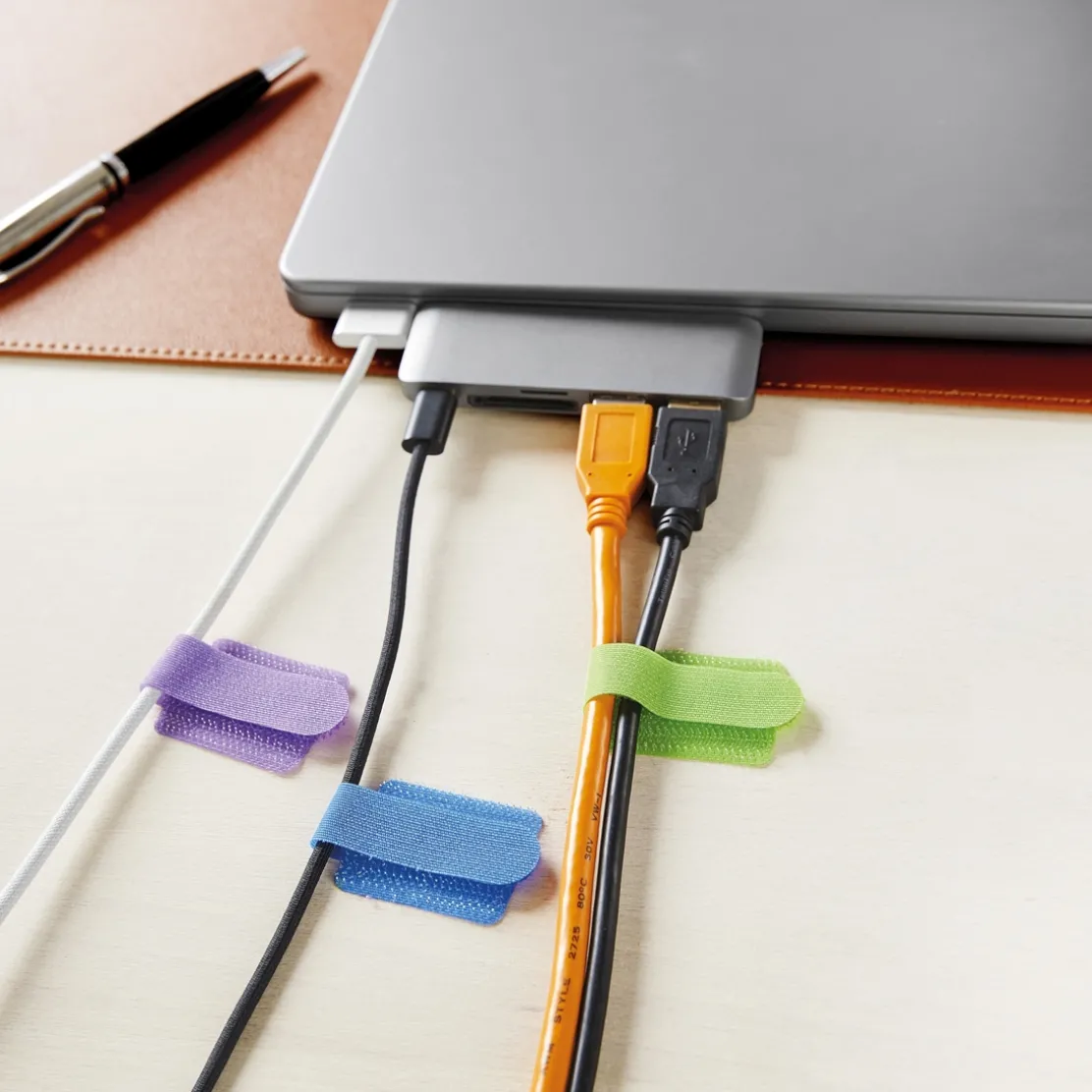 Lot de 20 range-câbles