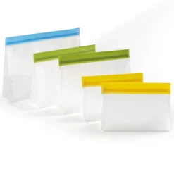 Lot de 5 sachets réutilisables