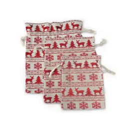 Lot de 9 sacs cadeaux