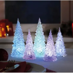 Lot de 5 sapins LED
