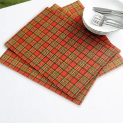 Lot de 8 sets de table écossais