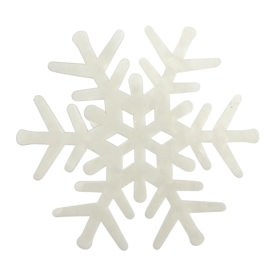 Lot de 10 stickers flocons fluorescents